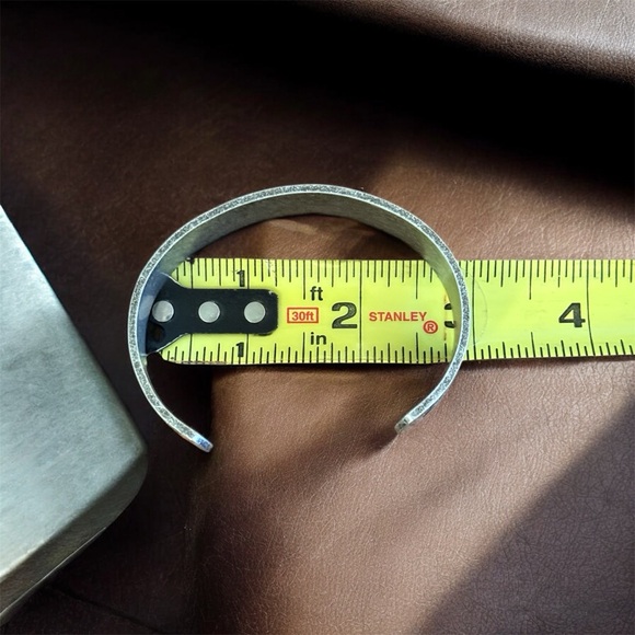 Men open cuff Stainless steel Rune Nordic Bracelet - Picture 5 of 5